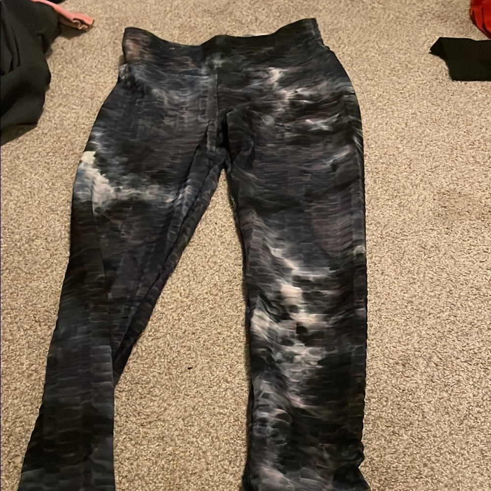 NOBO Black and Gray Leggings